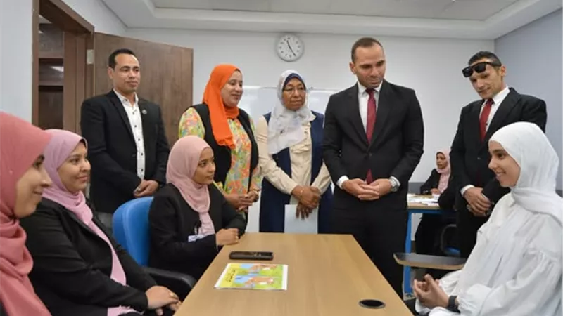 بدء اختبارات كشف الهيئة بمعاهد رعاية الفنية للتمريض بالاسماعيلية