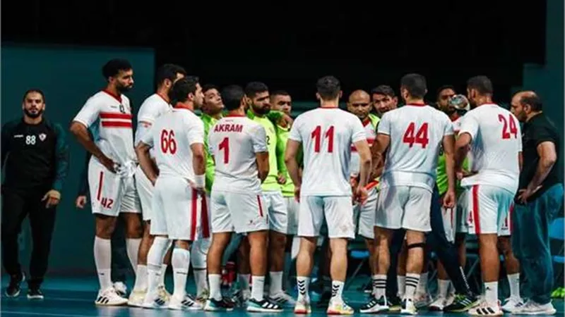 الزمالك يهزم المعادى فى دورى المحترفين لكرة اليد