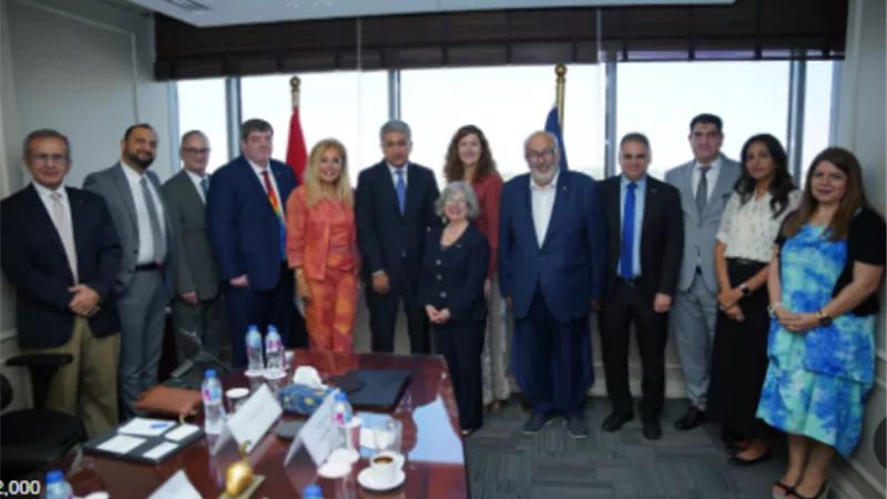 وزير السياحة والآثار يستقبل عضو مجلس إدارة الروتاري الدولي