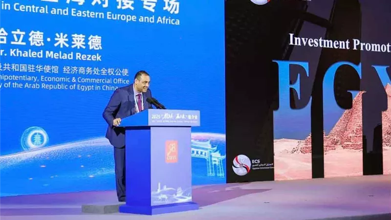 التمثيل التجاري المصري يشارك في فعاليات معرض الصين الدولي للاستثمار