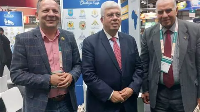 جامعة دمياط تواصل تعزيز حضورها بالمعرض الدولي للتعليم بالسويد