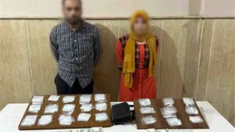 زوجها صورها أثناء تعاطى المخدرات لزيادة نسبة المشاهدات ..والداخلية ضبطتهما