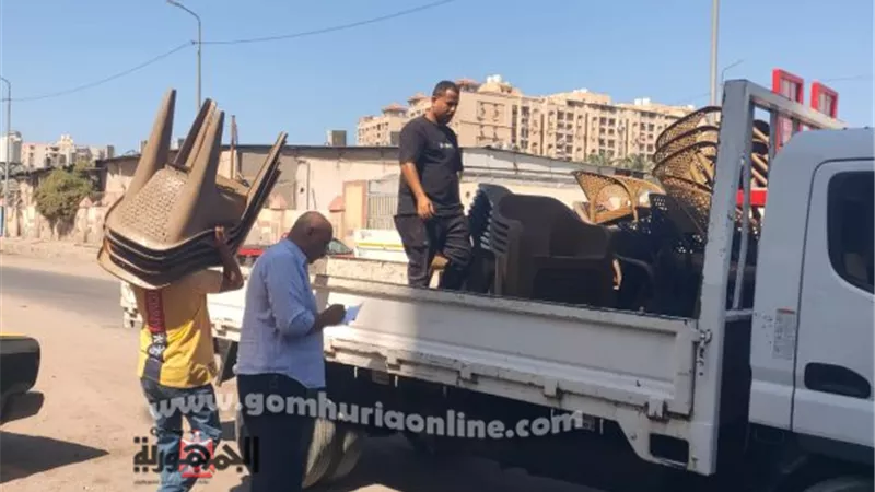 حملات علي مدار الساعه لضبط الشارع السكندري بالمنتزه