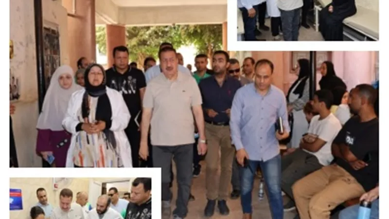 إحالة 66 موظفاً بمستشفيات المنوفية للتحقيق في جولة مفاجئة للمحافظ