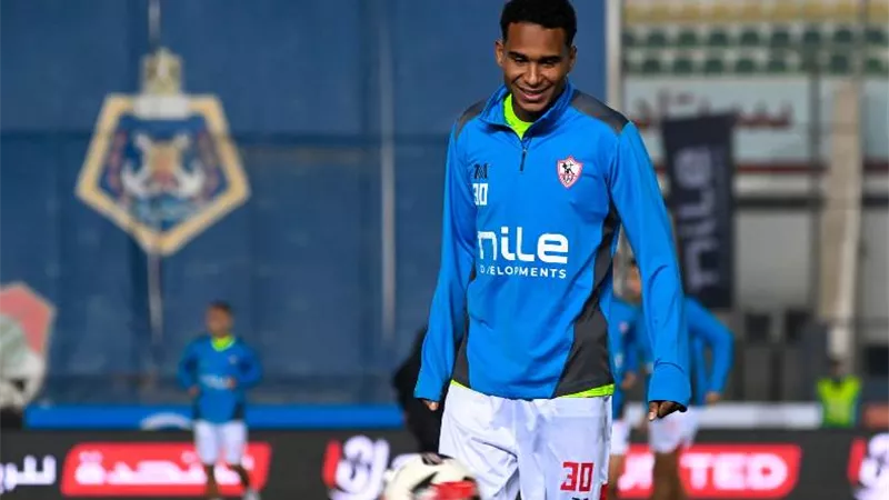 تدريبات تأهيلية لـ الجزيرى بعد خروجه من قائمة الزمالك