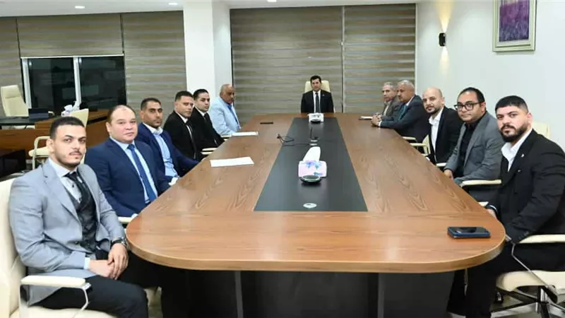 وزير الرياضة يستقبل مجلس إدارة مركز التنمية الشبابية الشيخ زايد الجديد