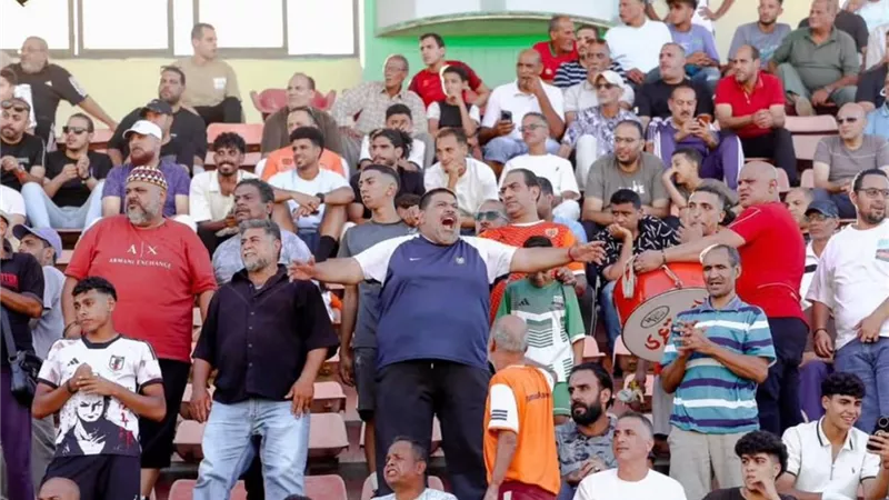 جمهور المنصوره سعيد بالفوز على مسار