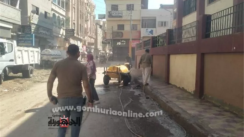 حملات مكبرة للإرتقاء بالنظافة بمحيط مدارس السرو بدمياط