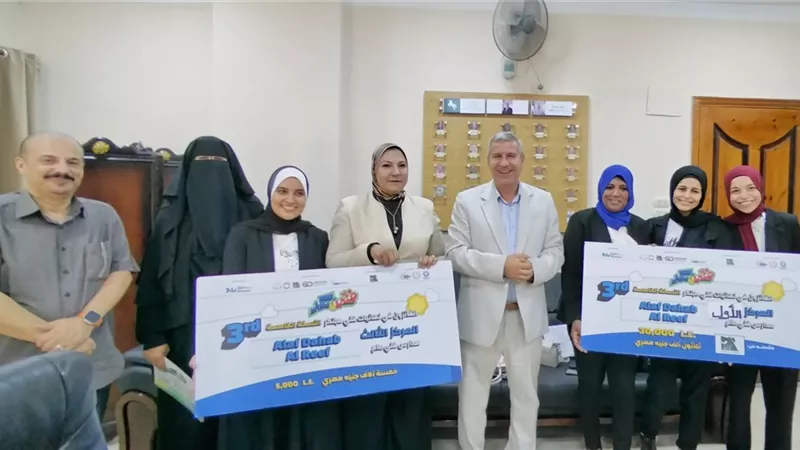 تعليم الشرقية فوز 4 طالبات بالمركزين الأول والثالث فى مسابقة 