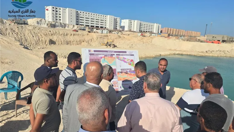 رئيس الجهاز يواصل متابعته للمشروعات الجاري تنفيذها بالقرى السياحية