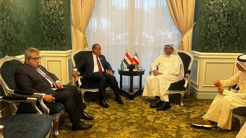وزير الخارجية ونظيره الكويتي يجددان تضامنهما مع قطر ووقف الانتهاكات الاسرائيلية في غزة