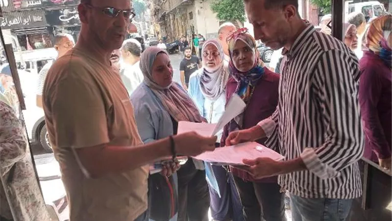 تحصيل ٥٦ ألف جنية غرامات للمخالفين بالمكس والورديان بالاسكندرية