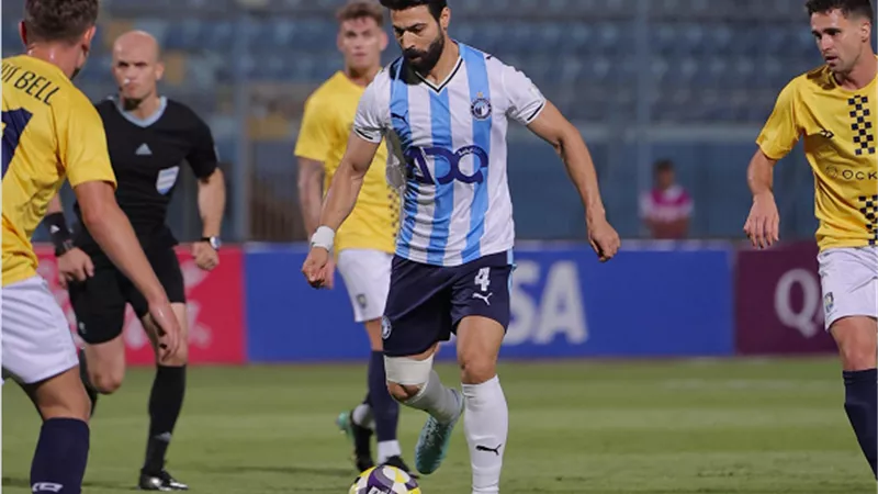بيراميدز يتقدم بهدف علي أوكلاند سيتي في الشوط الأول