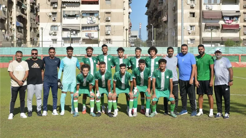 فريق الشباب بالنادي المصري يفوز على بيراميدز بهدفين للاشيء