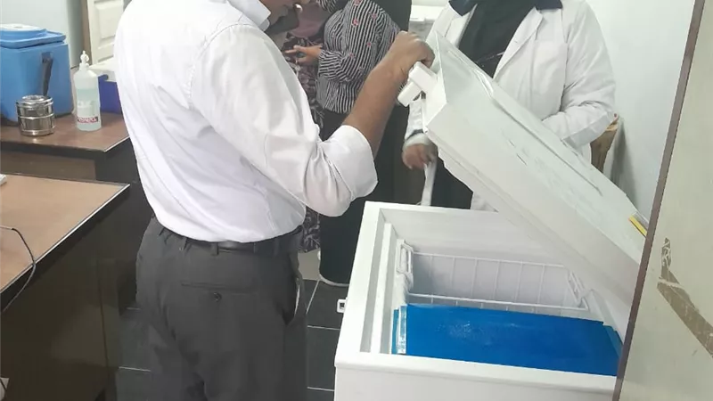 وكيل وزارة الصحة يتفقد مكتب صحة البياضية ووحدة المطاعية الصحية