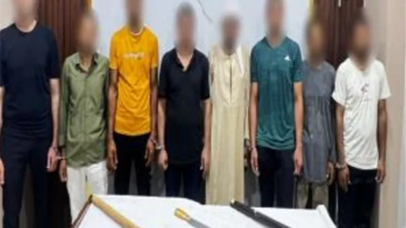 ضبط طرفى مشاجرة بالأسلحة البيضاء بسبب خلافات الجيرة بالشرقية