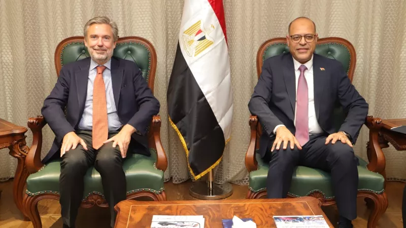 وزير العمل يبحث سبل التعاون مع السفير الإيطالي بالقاهرة