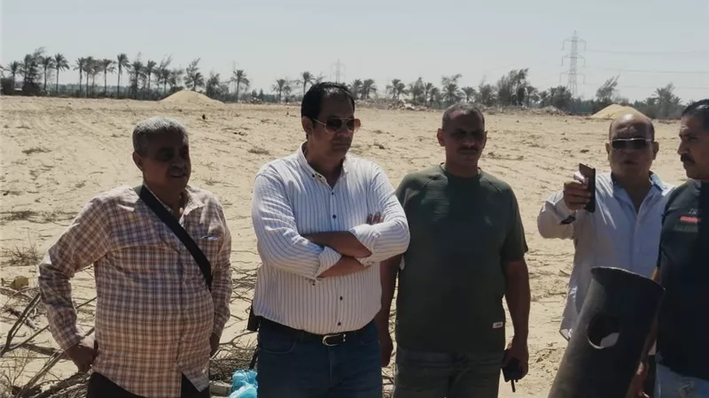 حملات مكبرة لإزالة مخالفات بدون ترخيص في سفنكس الجديدة