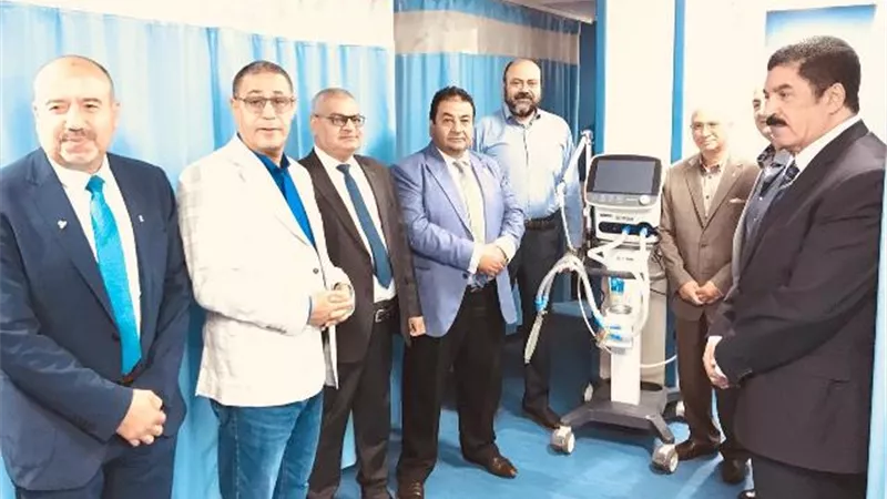 أجهزه طبية من المجتمع المدنى لمستشفى بنى سويف الجامعى