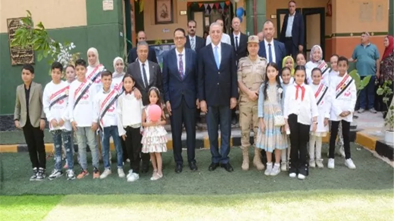 محافظ الغربية يفتتح مدرسة كمال مرعي بعد تطوير شامل