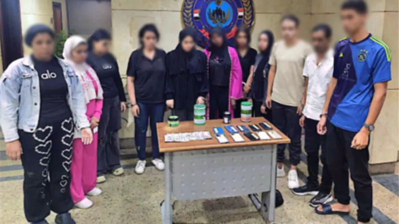 ضبط نادى صحى لممارسة الأعمال المنافية للآداب بالجيزة