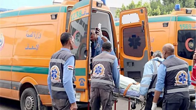 مصرع وإصابة 5 أشخاص في حادث تصادم بطريق مرسى علم