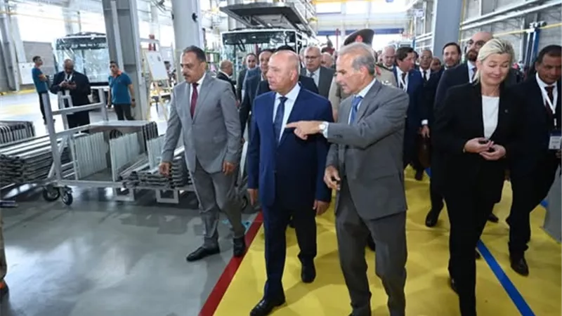 افتتاح خط جديد للأتوبيسات الكهربائية في الشرقية