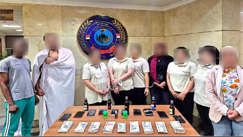 ضبط سيدة لإدارتها ناديا صحيا لممارسة أعمال منافية للٱداب بالقاهرة
