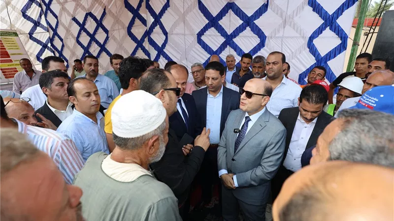 محافظ كفرالشيخ يستمع لشكاوى وطلبات أهالي قرية الشيخ مبارك ببلطيم
