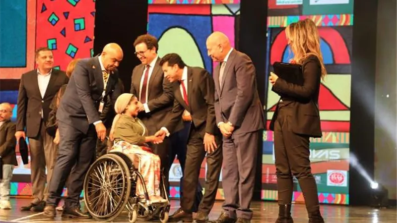 انطلاق فعاليات الدورة التاسعة للمتلقى الدولى لفنون ذوى القدرات الخاصة