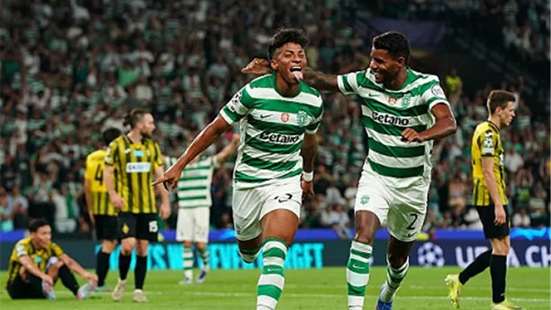 دورى أبطال أوروبا .. سبورتنج لشبونة يكتسح كيرات ألماتى برباعية