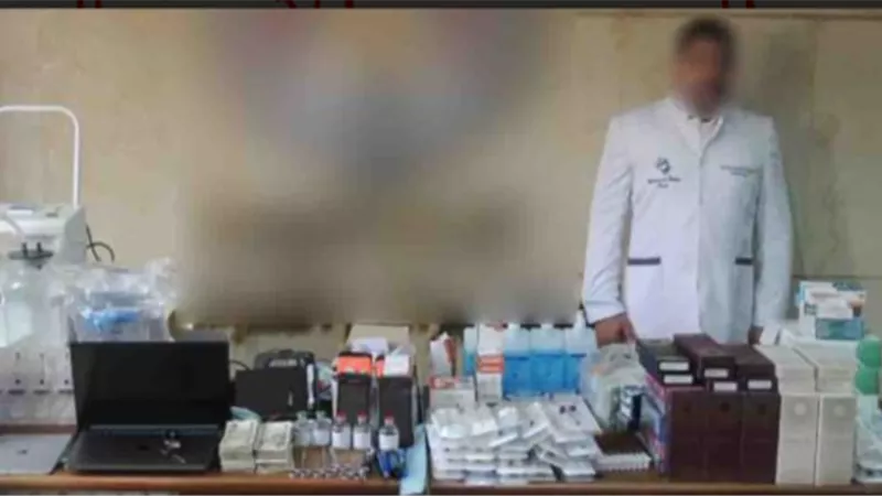 ضبط خريج معهد فنى انتحل صفة طبيب بالتجمع الخامس