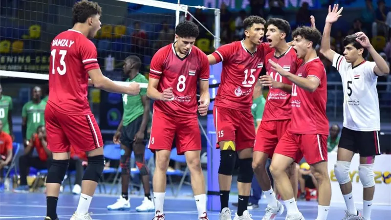 منتخب مصر للطائرة يتأهل لنهائي البطولة الأفريقية بعد الفوز على كينيا