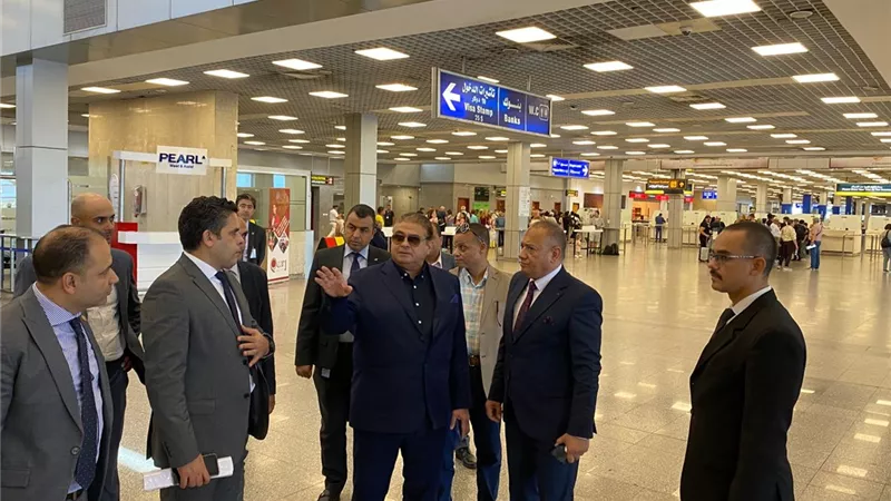 جولة تفقدية للجنة العليا للتفتيش الأمني والبيئي بمطار شرم الشيخ الدولي