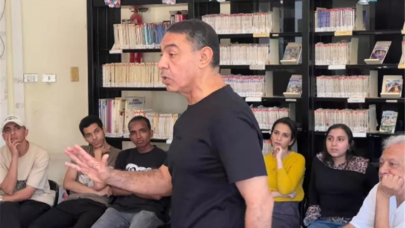 تفاعل كبير مع ورشة المنتج هشام سليمان والفنان سامح الصريطي في التمثيل