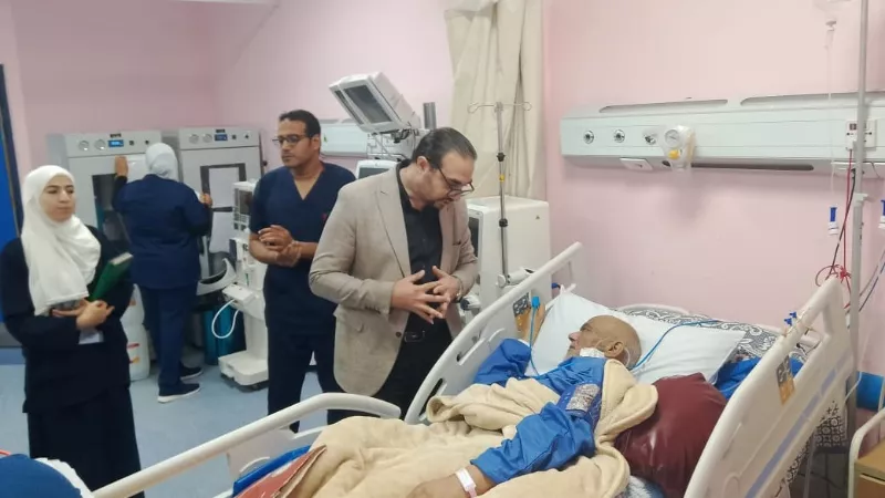 وكيل صحة القليوبية يتفقد مستشفى القناطر الخيرية العام