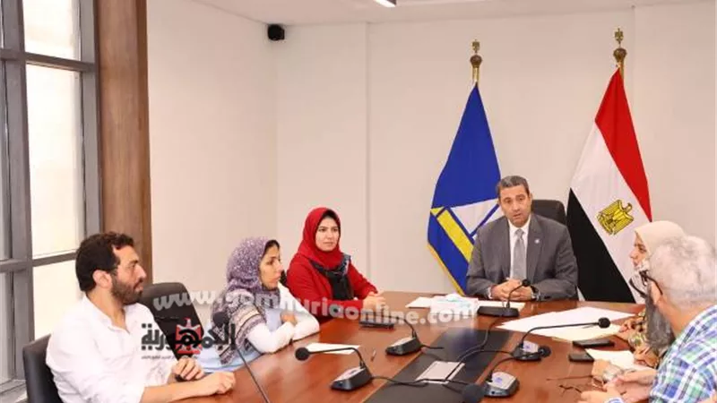 محافظ دمياط يتابع مشروع تطوير لسان رأس البر