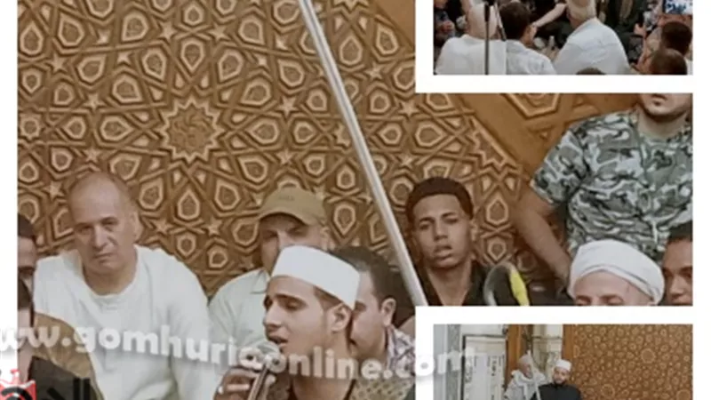 علي التهامي يشدو في حب الرسول بمولد السيدة فاطمة النبوية