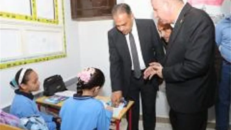 افتتاح مدرسة كفر أبو جبل الإبتدائية بمركز الزقازيق