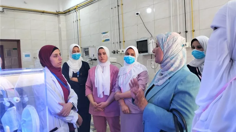 فريق الطب العلاجى يتفقد مستشفى ايتاى البارود المركزي