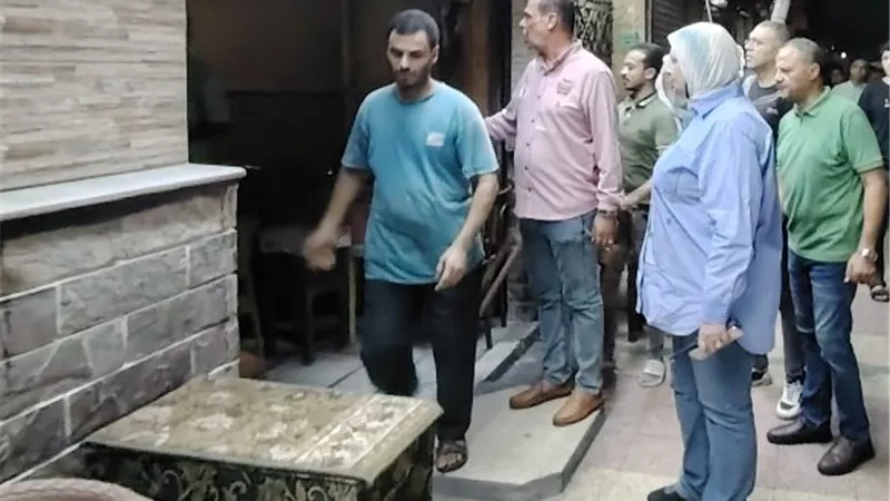 حملات ميدانية مكثفه لإعادة الانضباط للشارع السكندرى