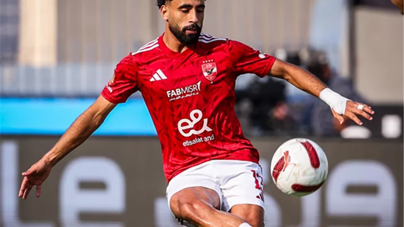 مروان عطية أفضل لاعب في مباراة الأهلي و حرس الحدود