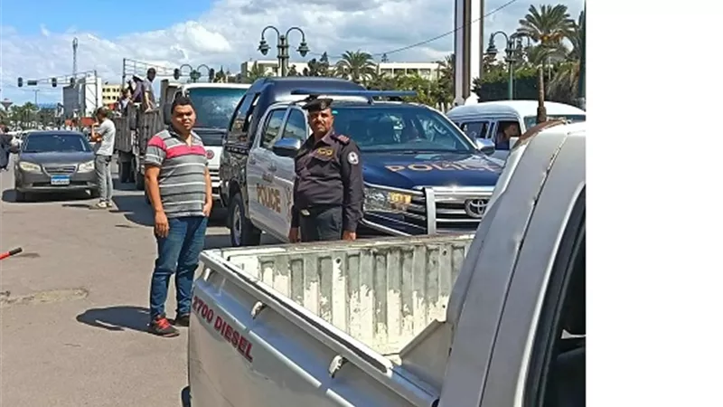 حملات امنيه لمطاردة النباشين بالمنتزة ثان شرق الاسكندرية