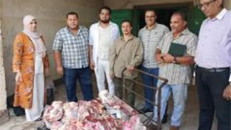 ضبط وإعدام 220 كيلو أسماك ولحوم غير صالحة للاستهلاك الآدمي بسوهاج