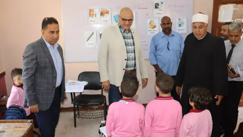 محافظ القليوبية يتفقد معاهد بنها الأزهرية مع انطلاق العام الدراسي الجديد