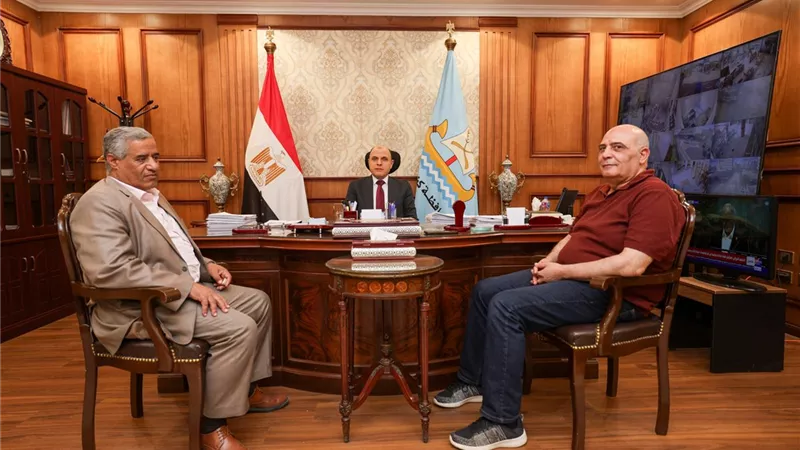 محافظ كفرالشيخ يناقش تطوير شبكات الكهرباء ودعم المشروعات