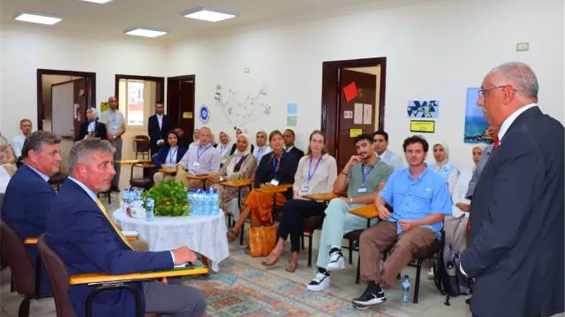 جامعة الإسكندرية تستقبل سفير الدنمارك وأعضاء البرلمان