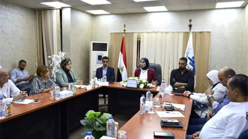 اجتماع بجهاز مدينة السويس الجديدة لدعم الاستثمار وتنمية الصناعات