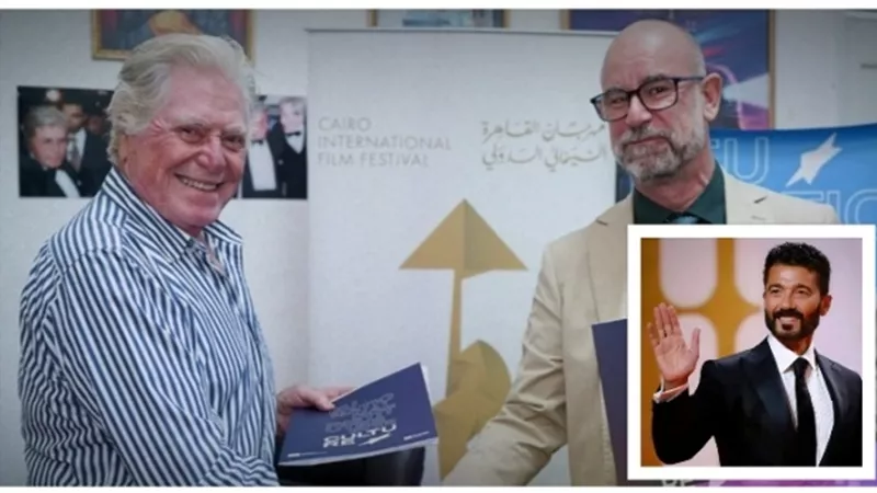 حسين فهمي: مهرجان القاهرة السينمائي مستمر في دعم القضية الفلسطينية