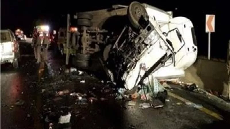 إصابة 7 أشخاص في حادث انقلاب بطريق شبرا بنها الحر